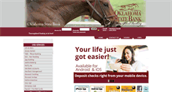 Desktop Screenshot of okstatebank.com